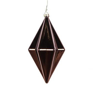  Vickerman MC212376D - Mocha Finial Ornament 