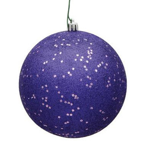 Vickerman N591066DQ - Purple Ball Ornament