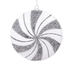 Vickerman MT2214315 - Black White Ball Ornament