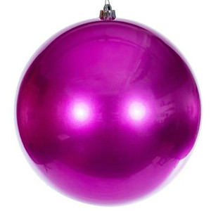  Vickerman N593059DCV - Hot Pink Ball Ornament 