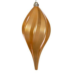 Vickerman N189633DCV - Copper Gold Drop Ornament