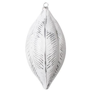  Vickerman MT203007 - Silver Drop Ornament 
