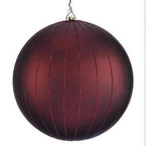 Vickerman MT211965D - Burgundy Ball Ornament
