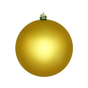 Vickerman N591546DSV - 6 inch Medallion Gold Ball Ornament - 4 pack