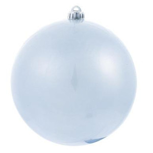 Vickerman N591529DCV - 6 inch Periwinkle Ball Ornament - 4 pack