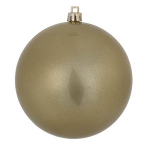 Vickerman N591038DCV - 4 inch Champagne Ball Ornament - 6 Pack