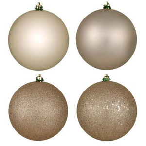 Vickerman N590743 - 2.75 inch Oat Ball Ornament - 20 Pack