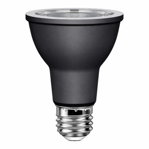 GE LED7DP20OB930/35 - Black PAR20 LED Bulb for Track & Display Lighting