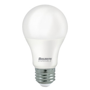 Bulbrite 774262 – 9W Warm White Frosted A19 LED Replacement Bulb – Dimmable