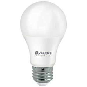  Bulbrite 774264 – 9W Cool White Frosted A19 LED Replacement Bulb – Dimmable 