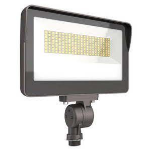 60W LED Flood Light – CCT Selectable – 120–277V – Bronze Finish
