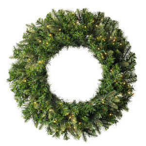  Vickerman K224337LED 36" Douglas Fir Wreath Dura-Lit 100WW