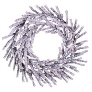 Vickerman 30" White Artificial Wreath - Vickerman K226230