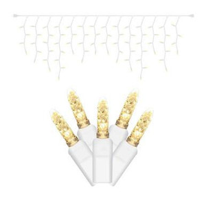 X6W3201T Vickerman - 70-Light Outdoor Warm White LED Christmas Light String - White Wire