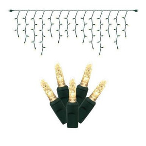 X6G3101 Vickerman - 70-Light Outdoor Warm White LED Christmas Light String - Green Wire