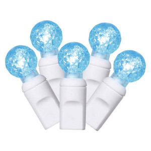  Vickerman X4W9132 34ft G12 100-LED Teal Christmas Light String