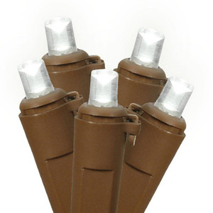  Vickerman X4B6109PBG 34ft 100-LED Pure White Christmas Light String