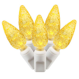  Vickerman X4W8107 34ft C6 100-LED Yellow Christmas Light String
