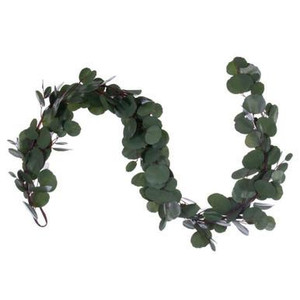 Vickerman EF224660 5 ft Artificial Green Eucalyptus Garland Unlit