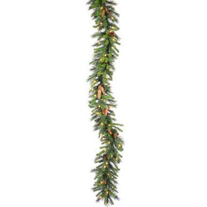 Vickerman A800915LED 50 ft Natural Cheyenne Garland Warm White LED