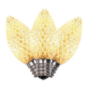 XLEDC71-25 Vickerman - Warm White LED C7 Christmas Bulbs - E12 Base - 25 Pack