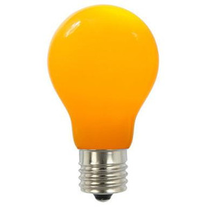 XA19C07 Vickerman - Yellow LED A19 Christmas Bulbs - E26 Base