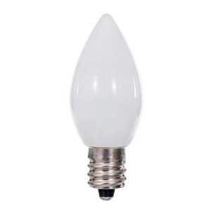 XLEDSC71-25 Vickerman - Warm White LED C7 Christmas Bulbs - E12 Base - 25 Pack
