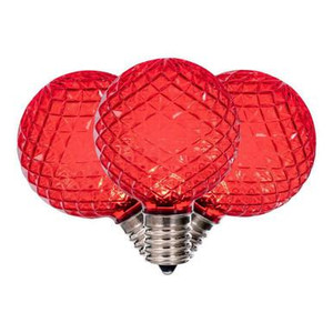  Vickerman XLEDG63-25 – C9 Red LED Replacement Light Bulb – 25 Pack 