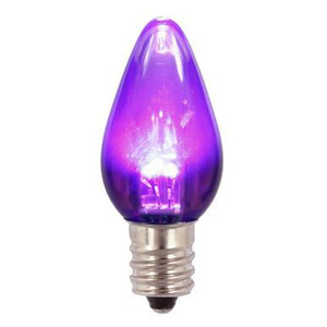 Vickerman XLEDTC76-25 – C7 Purple LED Replacement Light Bulb – 25 Pack 
