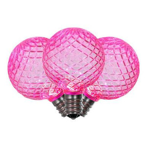  Vickerman XLEDG49-25 – Pink LED Replacement Light Bulb – 25 Pack 