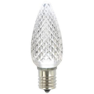 XLEDC9PT-25 Vickerman - Pure White LED C9 Christmas Bulbs - E17 Base - 25 Pack