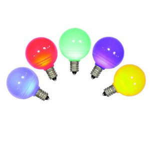  Vickerman XLEDCG40-25 – Multi Color LED Replacement Light Bulb – 25 Pack 