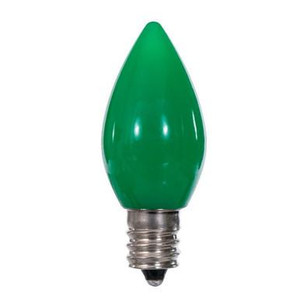  Vickerman XLEDSC74-25 – C7 Green LED Replacement Light Bulb – 25 Pack 