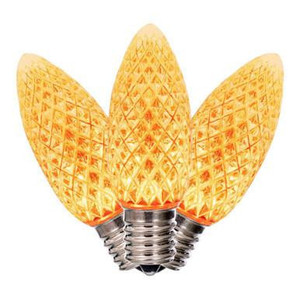 XLEDC98-25 Vickerman - Orange LED C9 Christmas Bulbs - E17 Base - 25 Pack