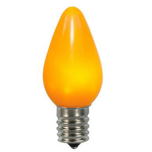 XLEDSC77T-25 Vickerman - Yellow LED C7 Christmas Bulbs - 25 Pack