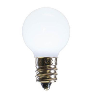 XLEDCG35-25 Vickerman - Cool White LED G30 Christmas Bulbs - E12 Base - 25 Pack