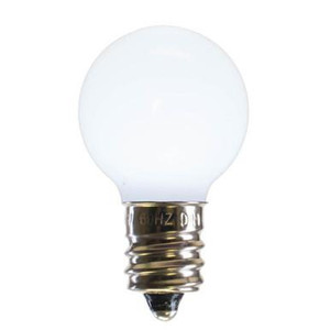 XLEDCG35-25 Vickerman - Cool White LED G30 Christmas Bulbs - E12 Base - 25 Pack