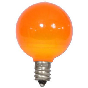 XLEDCG48-25 Vickerman - Orange LED G40 Christmas Bulbs - E12 Base - 25 Pack
