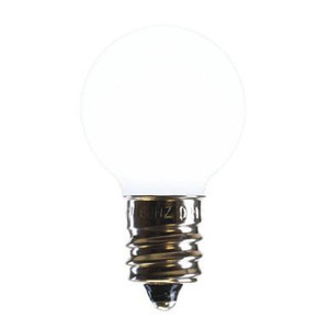 XLEDCG3P-25 Vickerman - Pure White LED G30 Christmas Bulbs - E12 Base - 25 Pack