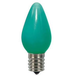 XLEDSC74T-25 Vickerman - Green LED C7 Christmas Bulbs - 25 Pack