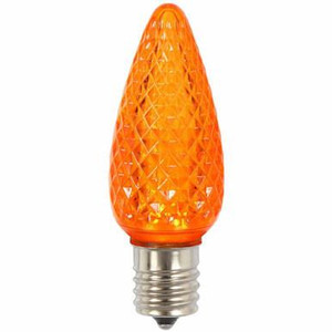 XLEDC98T-25 Vickerman - Orange LED C9 Christmas Replacement Bulbs - E17 Base - 25 Pack
