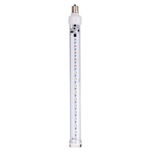 XS12C121 Vickerman - Red White Blue LED Tube Christmas Replacement Bulbs - E17 Base - 5 Pack