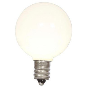 XLEDCG41-25 Vickerman - Warm White LED G40 Christmas Replacement Bulbs - E12 Base - 25 Pack