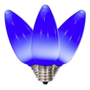 XLEDSC92-25 Vickerman - Blue LED C9 Christmas Replacement Bulbs - E17 Base - 25 Pack