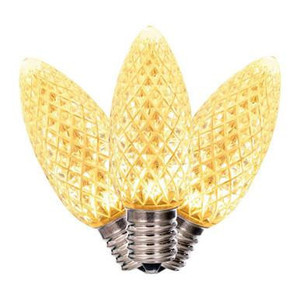 XLEDC91-25 Vickerman - Warm White LED C9 Christmas Replacement Bulbs - E17 Base - 25 Pack