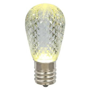 XLEDS11-10 Vickerman - Warm White LED S14 Christmas Replacement Bulbs - E26 Base - 10 Pack
