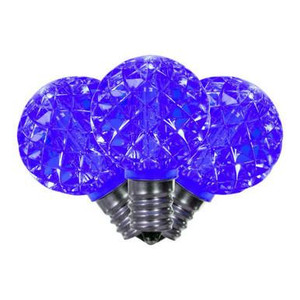 XLEDG32-25 Vickerman - Blue LED G30 Christmas Bulbs - E12 Base - 25 Pack