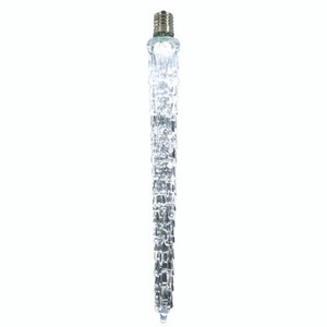  Vickerman XICE985 18" LED Cool White Falling Icicle Bulb E17