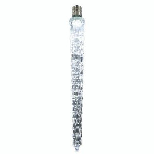 XICE985 Vickerman - Cool White LED Icicle Christmas Bulbs - E17 Base