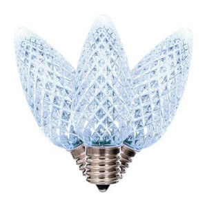  Vickerman XLEDC95-25 – C9 Cool White LED Replacement Light Bulb – 25 Pack 